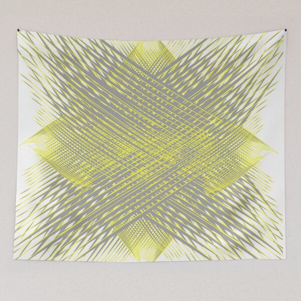 Item preview, Digital, 3d, graphicdesign, pattern, illustration, abstract, geometric, Yellow, minimal, modern, art, vector, stripes, striped, stripespattern, designed and sold by PrintedDreams.