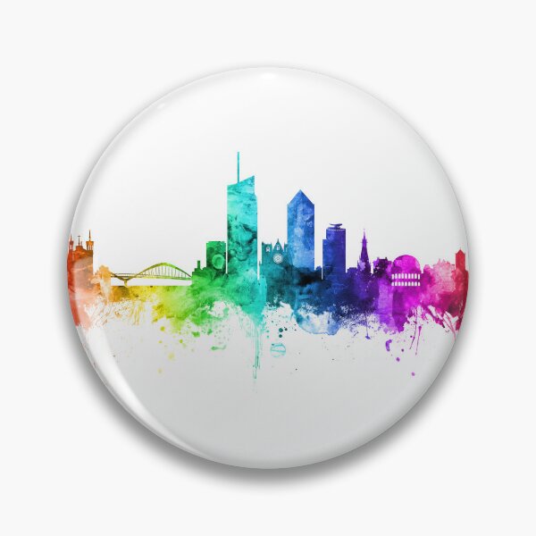 Item preview, Lyon France Skyline designed and sold by ArtPrints.