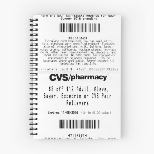 Item preview, CVS Receipt designed and sold by Emote Bot.