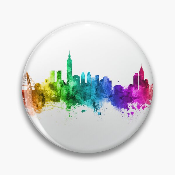Item preview, Taipei Taiwan Skyline designed and sold by ArtPrints.