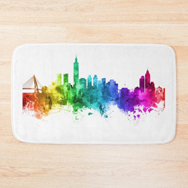 Item preview, Taipei Taiwan Skyline designed and sold by ArtPrints.