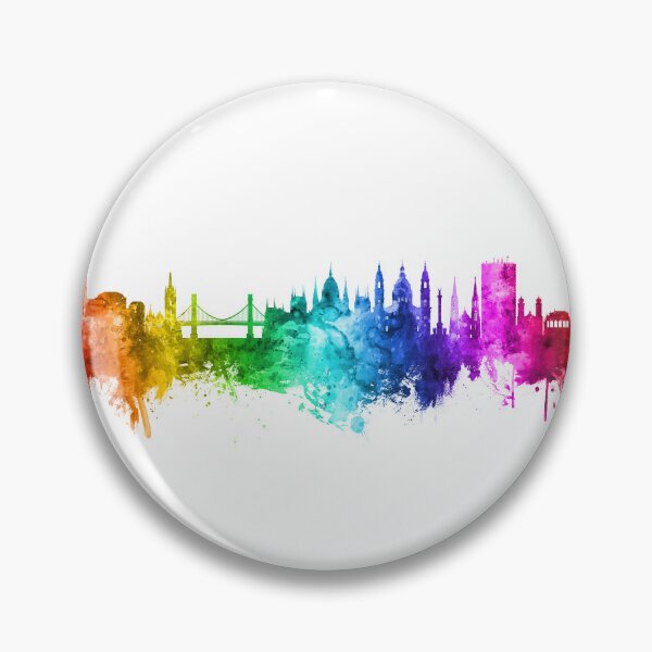Item preview, Budapest Hungary Skyline designed and sold by ArtPrints.