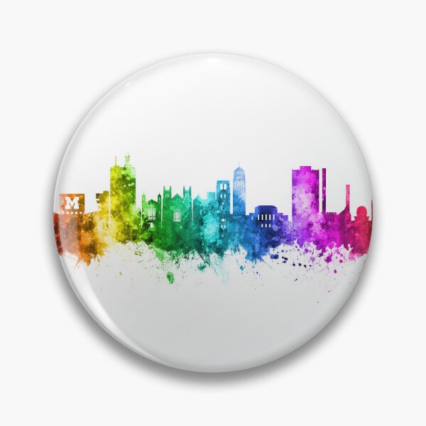 Item preview, Ann Arbor Michigan Skyline designed and sold by ArtPrints.