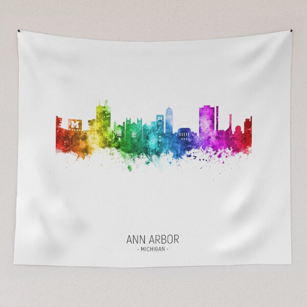 Item preview, Ann Arbor Michigan Skyline designed and sold by ArtPrints.