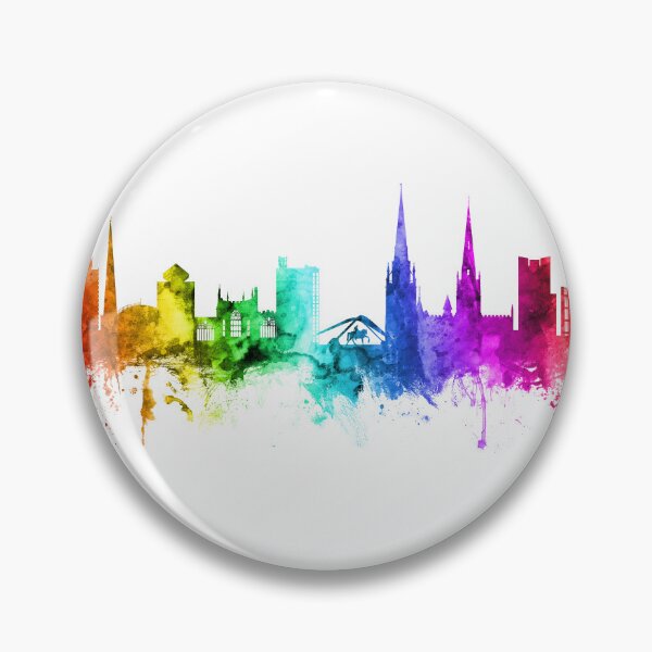 Item preview, Coventry England Skyline designed and sold by ArtPrints.