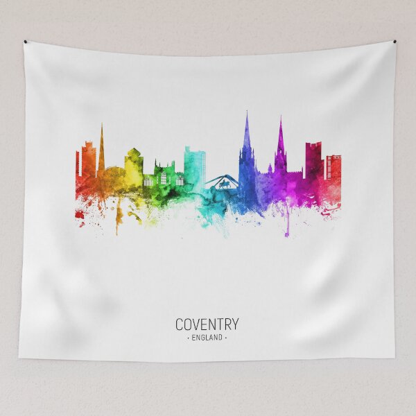 Item preview, Coventry England Skyline designed and sold by ArtPrints.