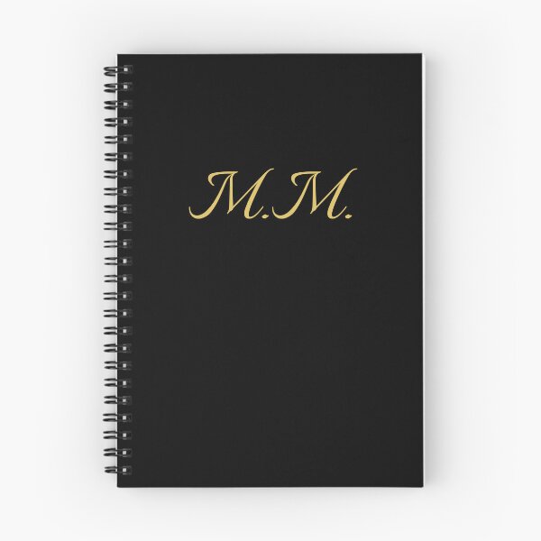 Item preview, MM Initials | Gold Lettering | Personalised Gifts designed and sold by Avo And Sriracha.