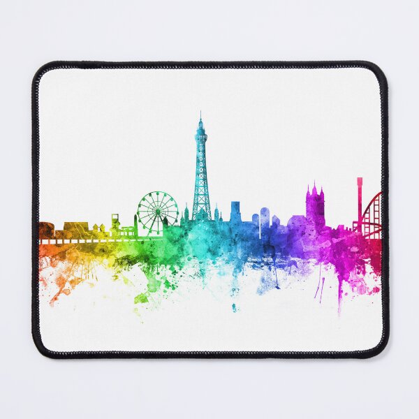 Item preview, Blackpool England Skyline designed and sold by ArtPrints.