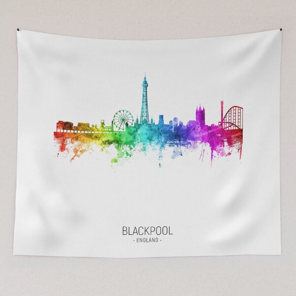 Item preview, Blackpool England Skyline designed and sold by ArtPrints.