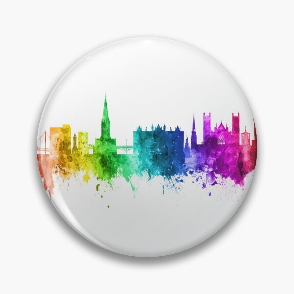 Item preview, Exeter England Skyline designed and sold by ArtPrints.