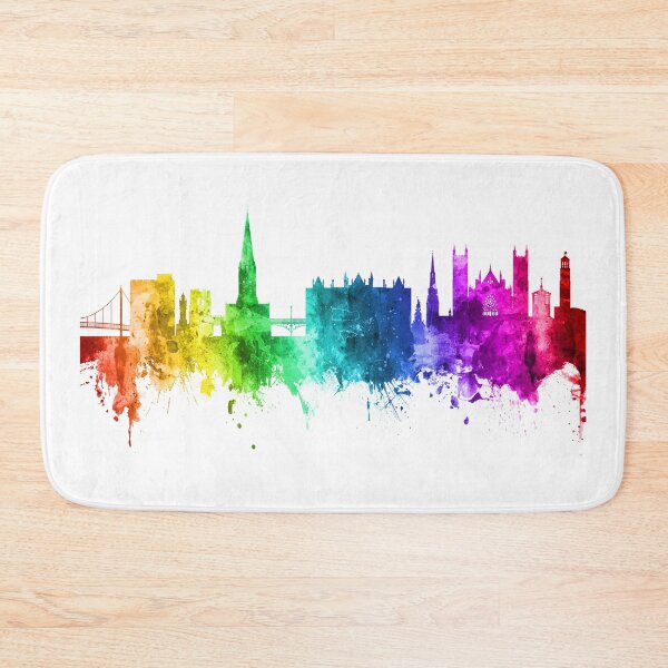Item preview, Exeter England Skyline designed and sold by ArtPrints.