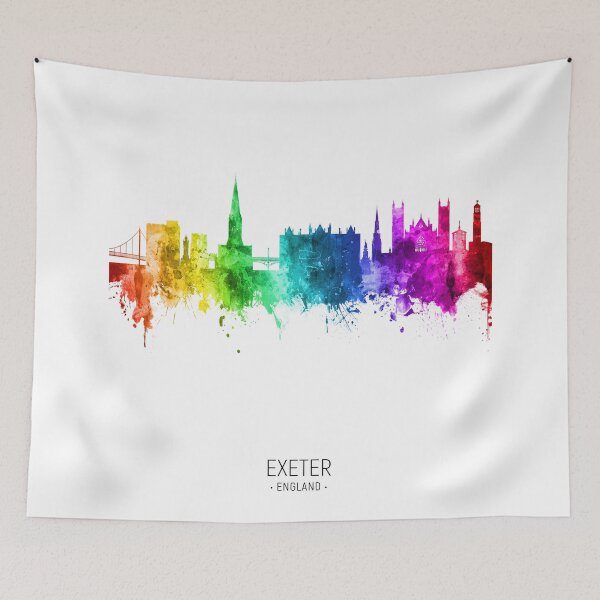 Item preview, Exeter England Skyline designed and sold by ArtPrints.