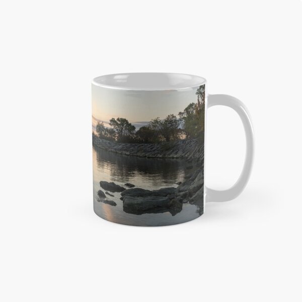 Item preview, Calming Symmetry - Tranquil Lakeside Daybreak Reflected designed and sold by Georgia Mizuleva.