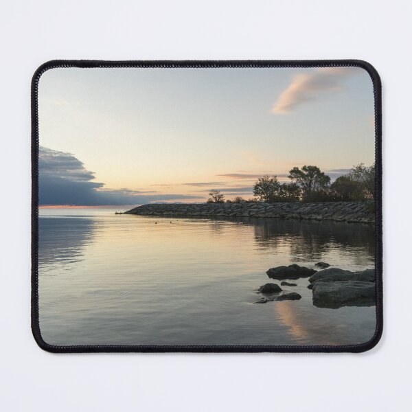 Item preview, Calming Symmetry - Tranquil Lakeside Daybreak Reflected designed and sold by Georgia Mizuleva.