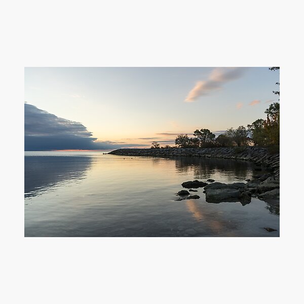 Item preview, Calming Symmetry - Tranquil Lakeside Daybreak Reflected designed and sold by Georgia Mizuleva.