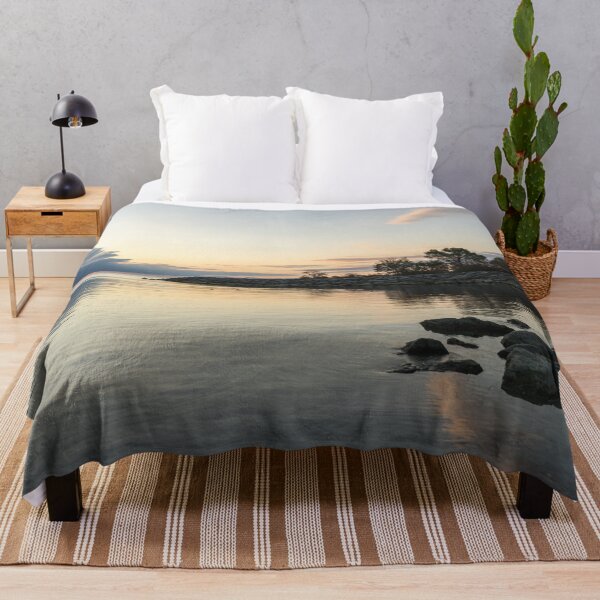 Item preview, Calming Symmetry - Tranquil Lakeside Daybreak Reflected designed and sold by Georgia Mizuleva.