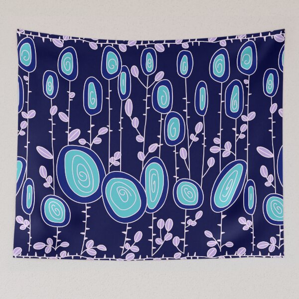 Item preview, Powder Blue Roses Pattern designed and sold by Hic21.