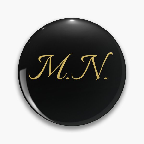 Item preview, MN Initials | Gold Lettering | Personalised Gifts designed and sold by Avo And Sriracha.