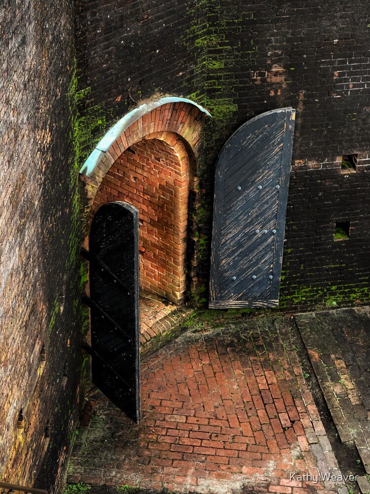 Thumbnail 3 of 3, Sticker, The Open Doors - Fort Morgan, Alabama designed and sold by kdxweaver.