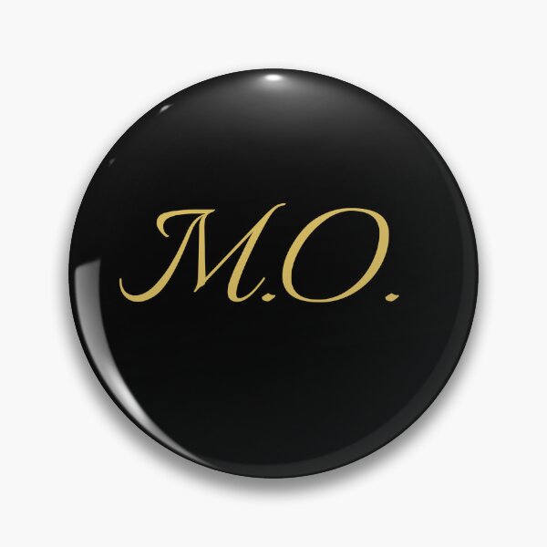 Item preview, MO Initials | Gold Lettering | Personalised Gifts designed and sold by Avo And Sriracha.