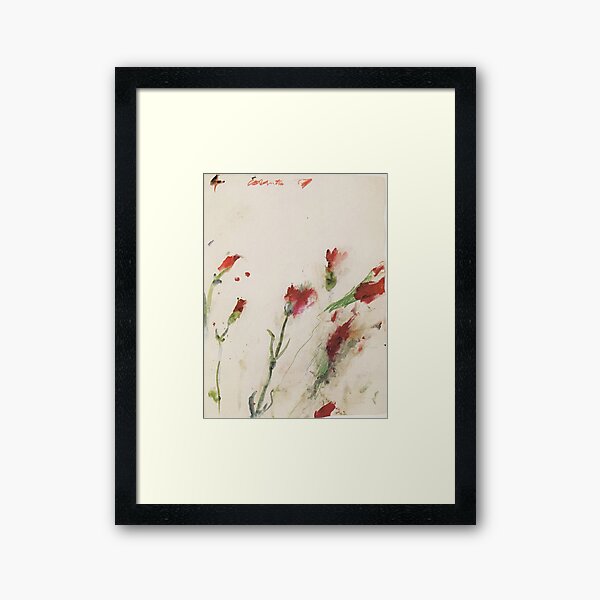Twombly a Rose Framed Art Print