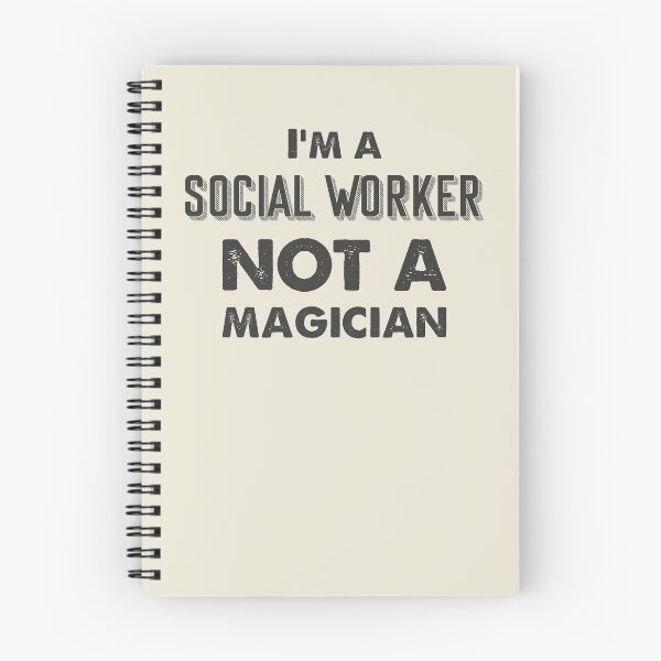 Item preview, I'm a Social Worker not a magician - Funny Social Worker quote gift idea For Men and Women designed and sold by Mmmm3344.