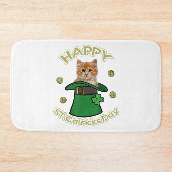 Item preview, Happy St Catrick's Patrick's Day Cat Lover Shamrock designed and sold by dorisnnadiri.