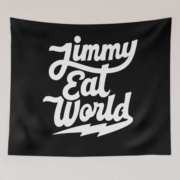 Aperçu de l'œuvre Cadeau d'anniversaire Jimmy Eat World Fans classiques en noir et blanc créée et vendue par Mrselisakeeling.