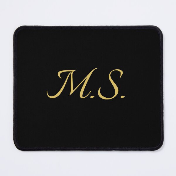 Item preview, MS Initials | Gold Lettering | Personalised Gifts designed and sold by Avo And Sriracha.