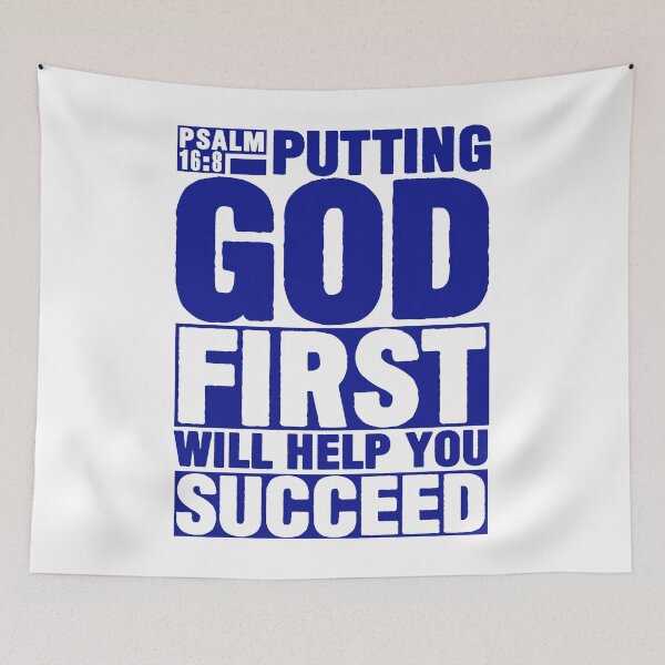 Item preview, Psalm 16:8 Put God First designed and sold by plushism.
