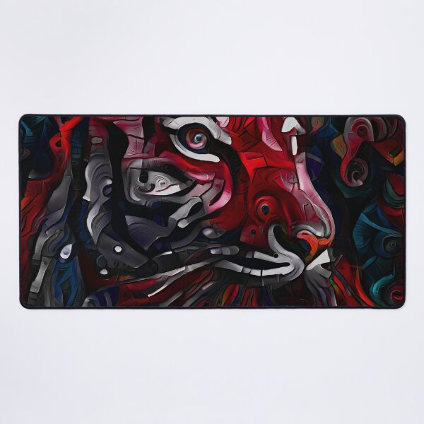 Item preview, Exotic Red Tiger In The Jungle At Night designed and sold by Artificial-Arts.