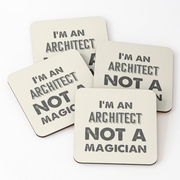 Item preview, I'm an architect not a magician - Funny architect quote gift idea For Men and Women designed and sold by Mmmm3344.