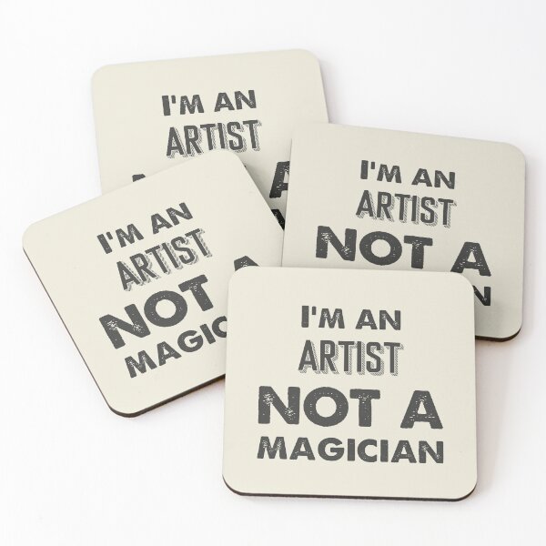 Item preview, I'm an artist not a magician - Funny artist quote gift idea For Men and Women designed and sold by Mmmm3344.