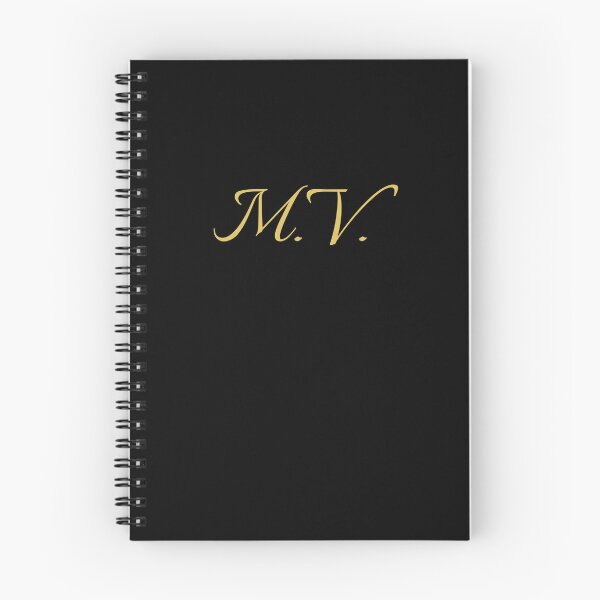 Item preview, MV Initials | Gold Lettering | Personalised Gifts designed and sold by Avo And Sriracha.