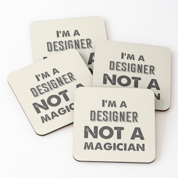 Item preview, I'm a designer not a magician - Funny designer quote gift idea For Men and Women designed and sold by Mmmm3344.