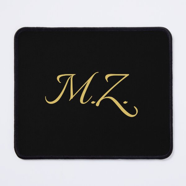Item preview, MZ Initials | Gold Lettering | Personalised Gifts designed and sold by Avo And Sriracha.