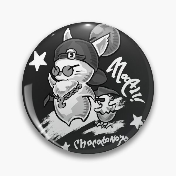 Item preview, Street Attire - Moogle & Chocobo Chick - based on the in game item for Final Fantasy 14 Online in graffiti style designed and sold by SamInJapan.
