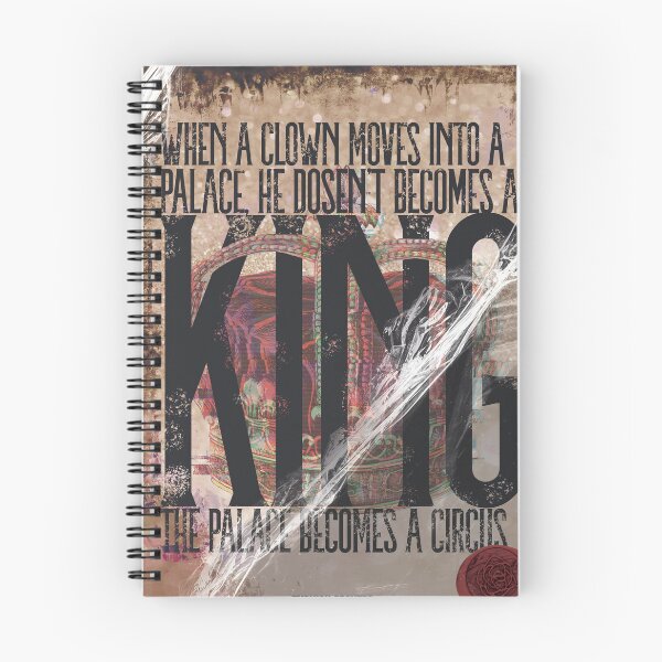 Item preview, Clown and KIng quote - Turkish Proverb designed and sold by ZeeshanDesignz.