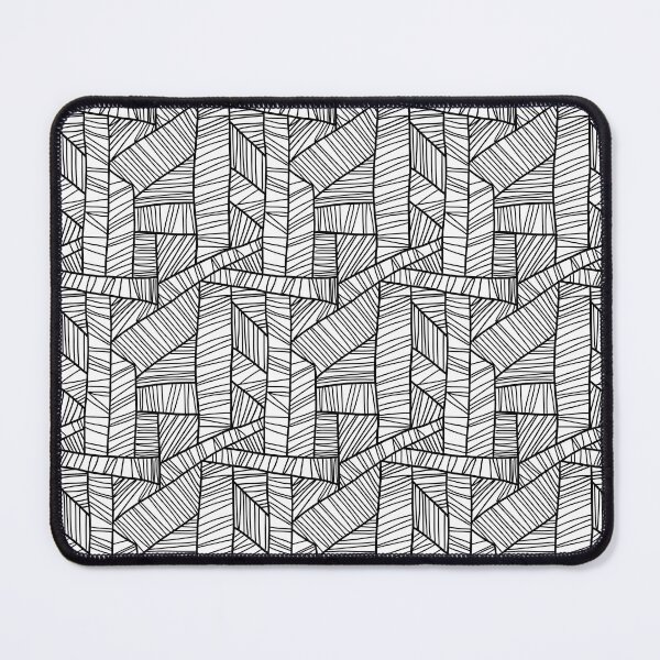 Item preview, Abstract black and white ladder pattern designed and sold by Meg Parkes.