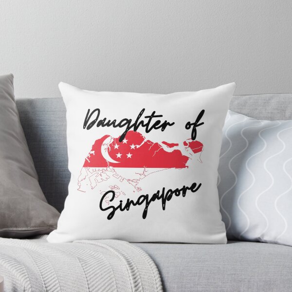Item preview, Daughter of singapore Map Flag designed and sold by NovawayDirect.