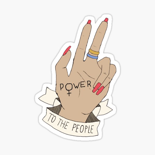 POWER TO THE PEOPLE Sticker