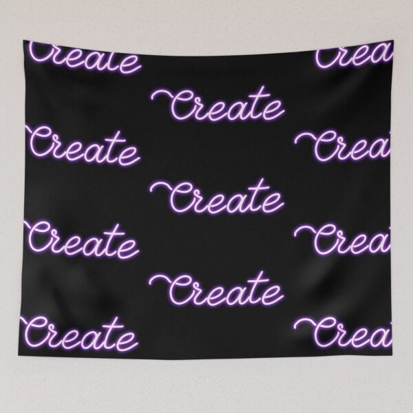 Item preview, Create Neon Sign designed and sold by thesnowwhyte.