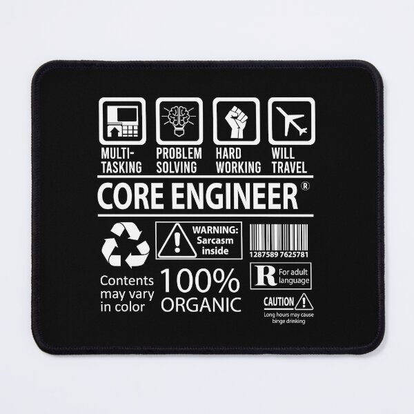 Item preview, Core Engineer T Shirt - MultiTasking Certified Job Gift Item Tee designed and sold by sabinacsnm.