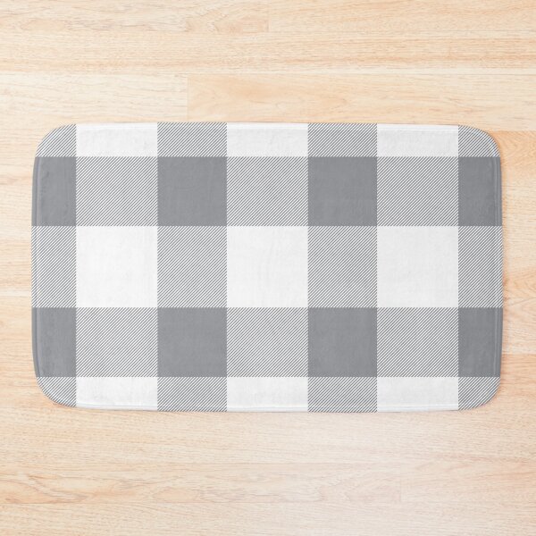 Item preview, Check plaid pattern in gray white color. Classic tartan pattern. designed and sold by SolarDesign.