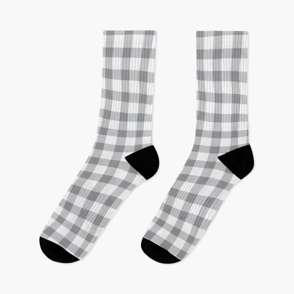 Item preview, Check plaid pattern in gray white color. Classic tartan pattern. designed and sold by SolarDesign.