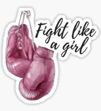 Fight Like A Girl Sticker