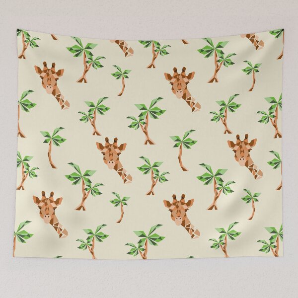 Item preview, jirafas y palmeras designed and sold by Name4Love.