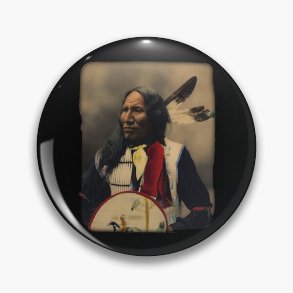 Item preview, Oglala Sioux Lakota Chief Strikes With Nose Native American designed and sold by VixentyLorent.