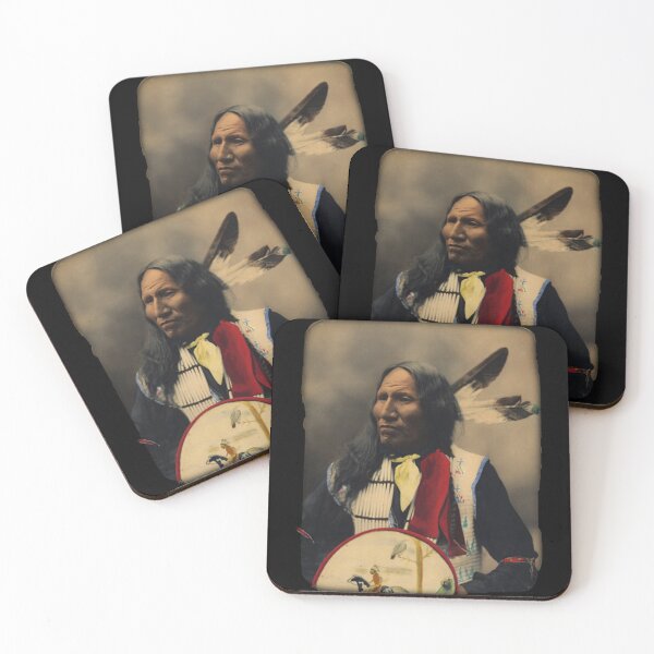 Item preview, Oglala Sioux Lakota Chief Strikes With Nose Native American designed and sold by VixentyLorent.