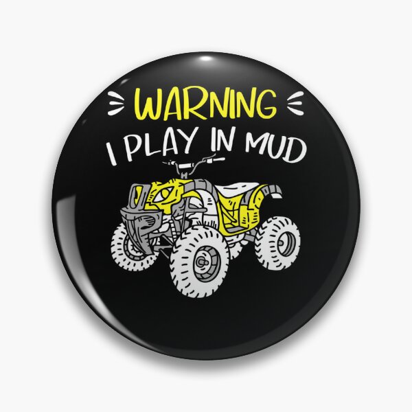 Artikelvorschau, Warnung, ich spiele im Schlamm Fun Quad Bike Four Wheeler Men entworfen und verkauft von VixentyLorent.